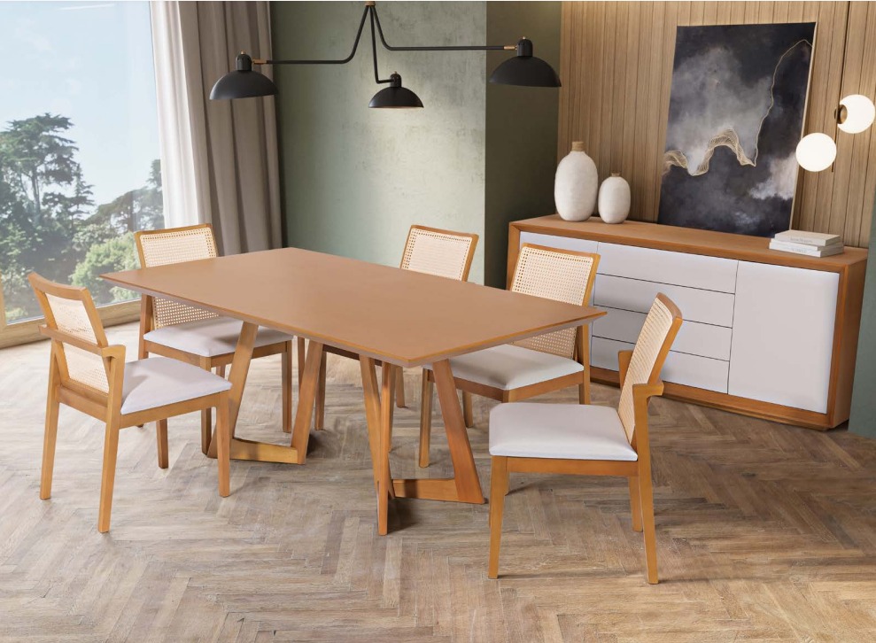 Mesa e cadeiras - hermes